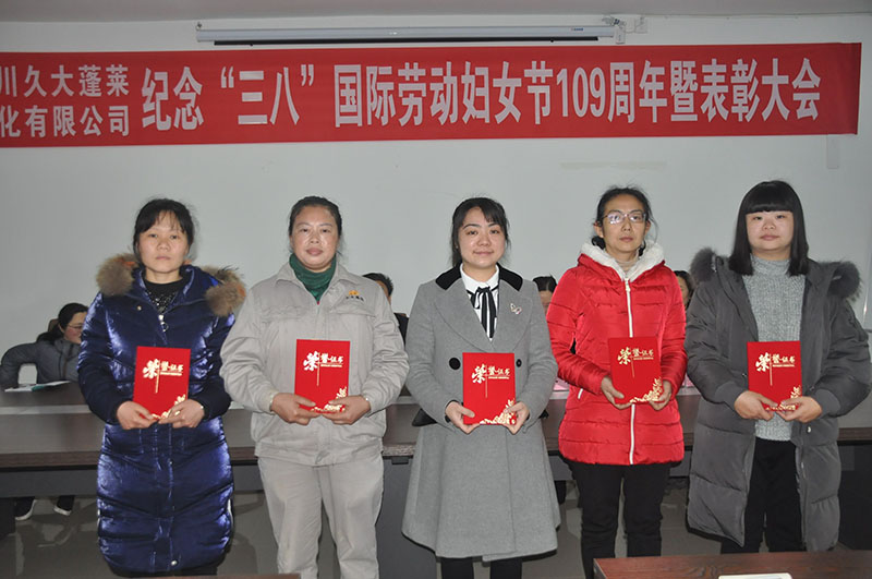 蓬莱公司召开三八节纪念暨表彰大会